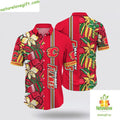 Calgary Flames Hawaiian Tropical Floral Summer Fan - Adult & Kids T-Shirts, Sweatshirts & Hoodies apparel design preview 1