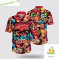 Calgary Flames NHL Hawaiian Tropical Summer Fan Gear - Adult & Kids T-Shirts, Sweatshirts & Hoodies apparel design preview 1
