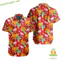 Calgary Flames Hawaiian Flamingo Button Up LV - Adult & Kids T-Shirts, Sweatshirts & Hoodies apparel design preview 1