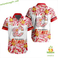 Calgary Flames Hawaiian Tropical Floral Design - Adult & Kids T-Shirts, Sweatshirts & Hoodies apparel design preview 1