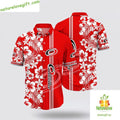 Carolina Hurricanes Hawaiian Tropical Apricot Blossom - Adult & Kids T-Shirts, Sweatshirts & Hoodies apparel design preview 1