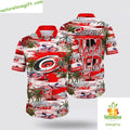 Carolina Hurricanes Hawaiian Tropical Summer - Adult & Kids T-Shirts, Sweatshirts & Hoodies apparel design preview 1