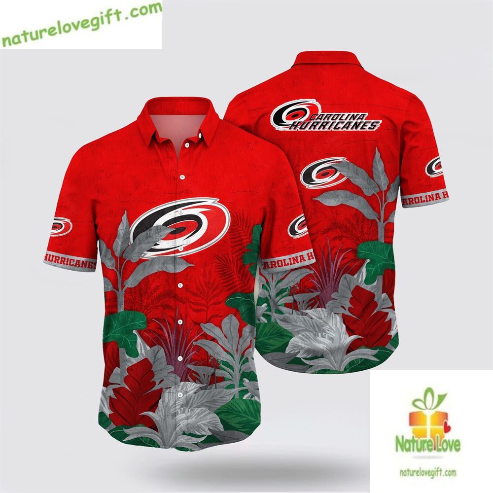 Carolina Hurricanes Hawaiian Tropical Summer Aloha - Adult & Kids T-Shirts, Sweatshirts & Hoodies apparel design preview 1