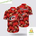 Carolina Hurricanes Hawaiian Tropical Summer Fan Gear - Adult & Kids T-Shirts, Sweatshirts & Hoodies apparel design preview 1