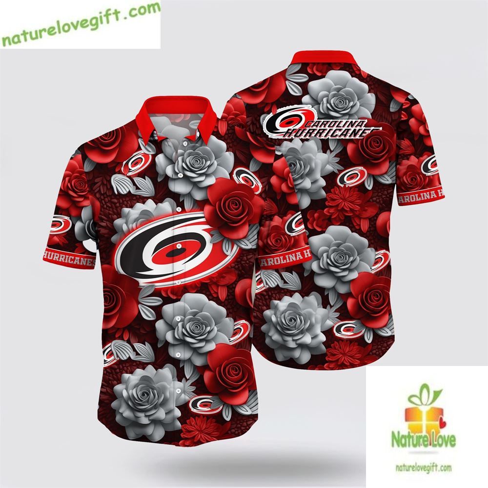 Carolina Hurricanes Hawaiian Tropical Aloha Summer LV - Adult & Kids T-Shirts, Sweatshirts & Hoodies apparel design preview 1