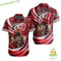 Carolina Hurricanes Hawaiian Halloween Hockey Fan - Adult & Kids T-Shirts, Sweatshirts & Hoodies apparel design preview 1