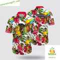 Chicago Blackhawks Tropical Parrot Hawaiian Summer - Adult & Kids T-Shirts, Sweatshirts & Hoodies apparel design preview 1