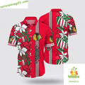 Chicago Blackhawks Tropical Floral Hawaiian Summer - Adult & Kids T-Shirts, Sweatshirts & Hoodies apparel design preview 1