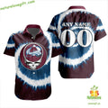 Grateful Dead Tie Dye Colorado Avalanche Hawaiian - Adult & Kids T-Shirts, Sweatshirts & Hoodies apparel design preview 1