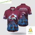 Colorado Avalanche NHL Hawaiian Tropical Flamingo - Adult & Kids T-Shirts, Sweatshirts & Hoodies apparel design preview 1