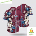 Colorado Avalanche Tropical Floral Hawaiian - Adult & Kids T-Shirts, Sweatshirts & Hoodies apparel design preview 1