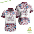 Colorado Avalanche NHL Hawaiian Tropical Hockey Fan - Adult & Kids T-Shirts, Sweatshirts & Hoodies apparel design preview 1
