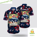Columbus Blue Jackets Hawaiian Tropical Summer Travel - Adult & Kids T-Shirts, Sweatshirts & Hoodies apparel design preview 1