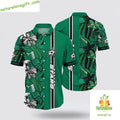 Dallas Stars NHL Hawaiian Tropical Forest Floral - Adult & Kids T-Shirts, Sweatshirts & Hoodies apparel design preview 1