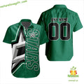 Dallas Stars Hawaiian Hockey Team Button Up Aloha - Adult & Kids T-Shirts, Sweatshirts & Hoodies apparel design preview 1
