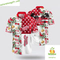 Detroit Red Wings Tropical Hawaiian Hat and Glasses - Adult & Kids T-Shirts, Sweatshirts & Hoodies apparel design preview 1