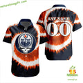 Grateful Dead Edmonton Oilers Tie Dye Hawaiian - Adult & Kids T-Shirts, Sweatshirts & Hoodies apparel design preview 1