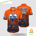 Edmonton Oilers Hawaiian Tropical Flamingo Summer LV - Adult & Kids T-Shirts, Sweatshirts & Hoodies apparel design preview 1