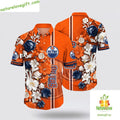 Edmonton Oilers Hawaiian Tropical Floral Summer Aloha - Adult & Kids T-Shirts, Sweatshirts & Hoodies apparel design preview 1