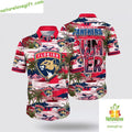 Florida Panthers Hawaiian Tropical Summer Aloha - Adult & Kids T-Shirts, Sweatshirts & Hoodies apparel design preview 1