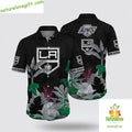Los Angeles Kings Hawaiian Tropical Summer Aloha - Adult & Kids T-Shirts, Sweatshirts & Hoodies apparel design preview 1