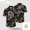 Los Angeles Kings Hawaiian Tropical Summer Aloha LV - Adult & Kids T-Shirts, Sweatshirts & Hoodies apparel design preview 1