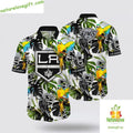 Los Angeles Kings Hawaiian Tropical Parrot NHL Fan - Adult & Kids T-Shirts, Sweatshirts & Hoodies apparel design preview 1