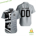 Los Angeles Kings Hawaiian Hockey Team Button Up - Adult & Kids T-Shirts, Sweatshirts & Hoodies apparel design preview 1