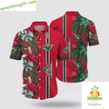 Minnesota Wild Hawaiian Tropical Floral Summer - Adult & Kids T-Shirts, Sweatshirts & Hoodies apparel design preview 1