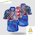 New York Rangers Hawaiian 4th of July Aloha - Adult & Kids T-Shirts, Sweatshirts & Hoodies apparel design preview 1