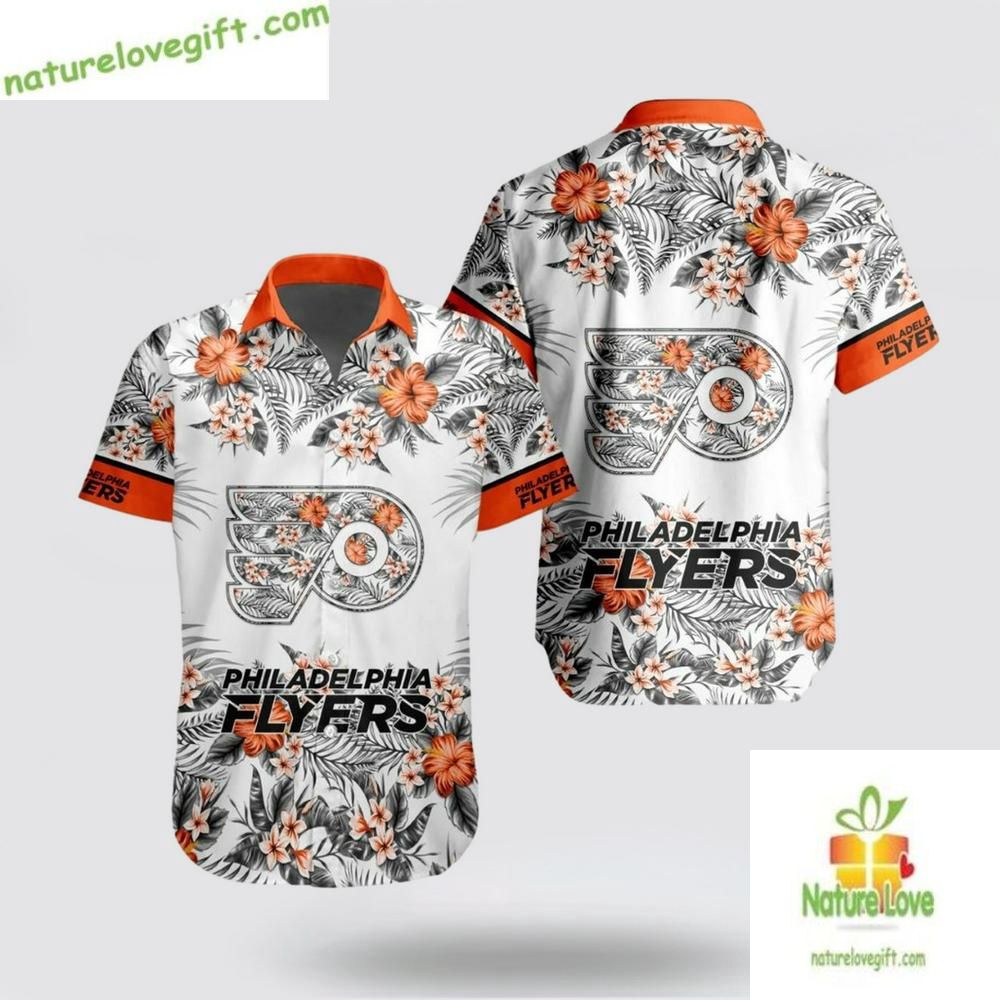 Philadelphia Flyers Hawaiian Team Beach Vibe Aloha - Adult & Kids T-Shirts, Sweatshirts & Hoodies apparel design preview 1