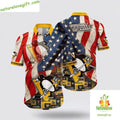Pittsburgh Penguins Hawaiian American Flag Aloha - Adult & Kids T-Shirts, Sweatshirts & Hoodies apparel design preview 1