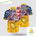 Pittsburgh Penguins Hawaiian 4th of July Aloha LV - Adult & Kids T-Shirts, Sweatshirts & Hoodies apparel design preview 1