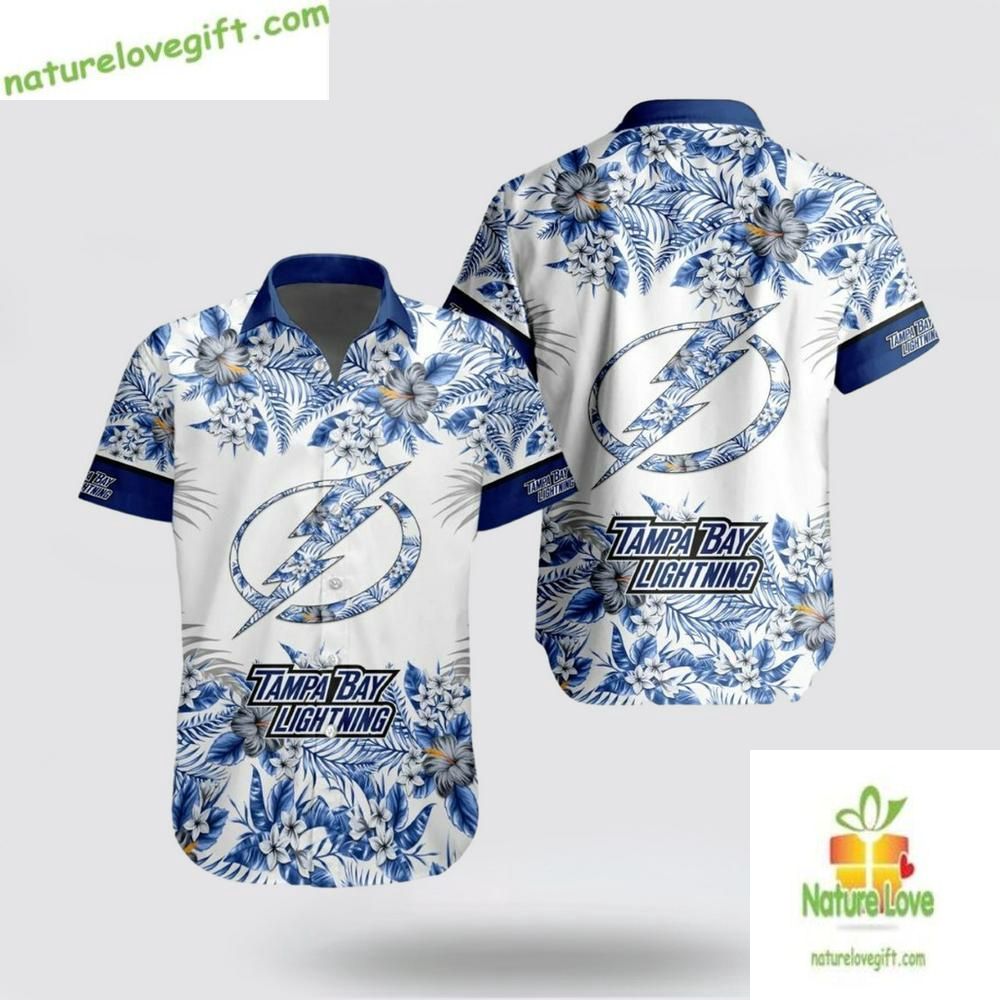 Tampa Bay Lightning Hawaiian Team Beach Vibe Aloha - Adult & Kids T-Shirts, Sweatshirts & Hoodies apparel design preview 1