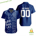 Toronto Maple Leafs Hawaiian Hockey Team Button Up - Adult & Kids T-Shirts, Sweatshirts & Hoodies apparel design preview 1