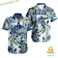 Vancouver Canucks Hawaiian Hockey Tropical Button Up - Adult & Kids T-Shirts, Sweatshirts & Hoodies apparel design preview 1