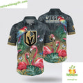 Vegas Golden Knights Hawaiian Tropical Parrot - Adult & Kids T-Shirts, Sweatshirts & Hoodies apparel design preview 1