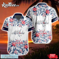 NHL Washington Capitals Flowers Hawaiian - Adult & Kids T-Shirts, Sweatshirts & Hoodies apparel design preview 1