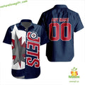 Winnipeg Jets Hawaiian Hockey Team Button Up Aloha - Adult & Kids T-Shirts, Sweatshirts & Hoodies apparel design preview 1