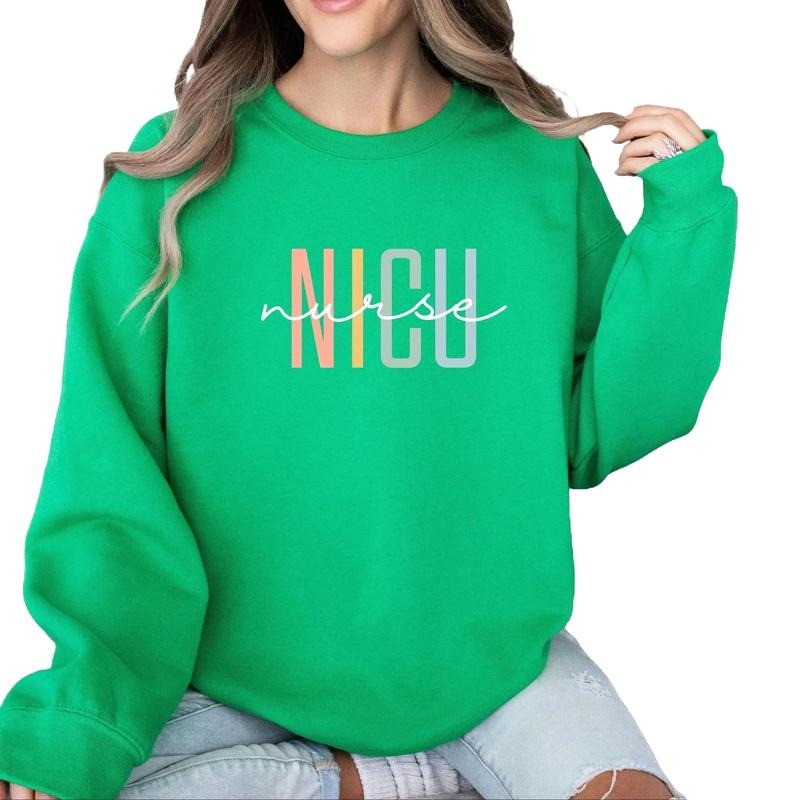 NICU Nurse Pastel Print - Adult & Kids T-Shirts, Sweatshirts & Hoodies apparel design preview 1
