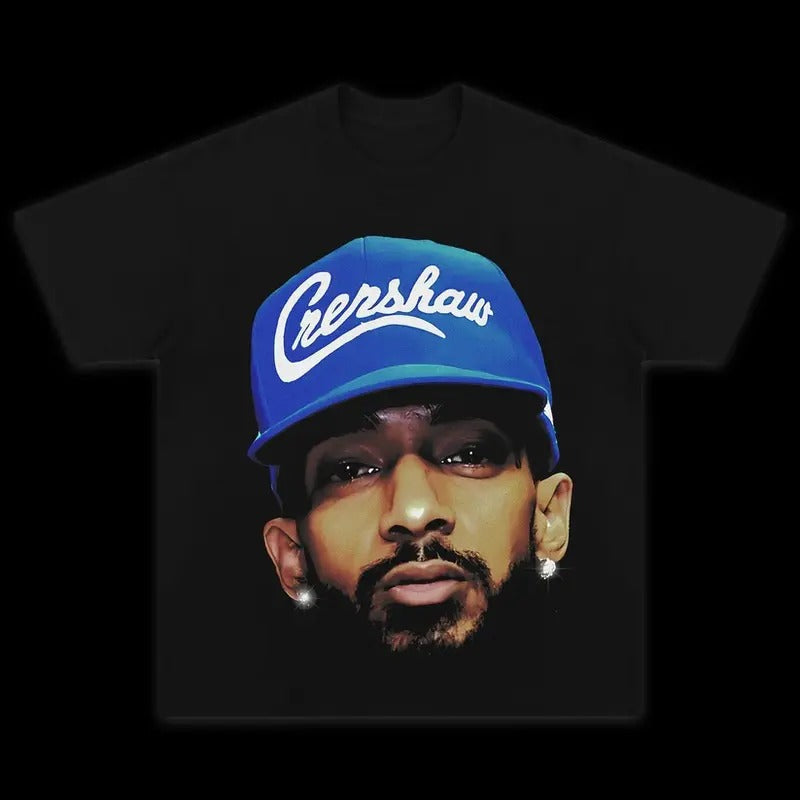 NIPSEY HUSSLE BIG FACE STREEWEAR - Adult & Kids T-Shirts, Sweatshirts & Hoodies apparel design preview 1