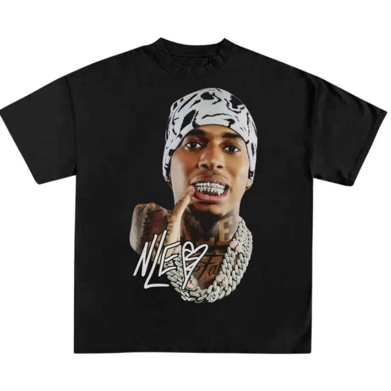 NLE Choppa Rapper Concert - Adult & Kids T-Shirts, Sweatshirts & Hoodies apparel design preview 1