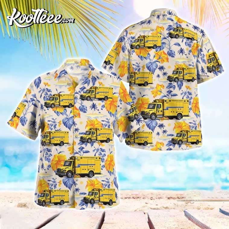 NV Clark County Fire Department EMS Hawaiian - Adult & Kids T-Shirts, Sweatshirts & Hoodies apparel design preview 1