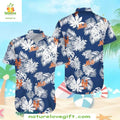NY Mets Hawaiian Floral Aloha Cool Ocean Vibes - Adult & Kids T-Shirts, Sweatshirts & Hoodies apparel design preview 1