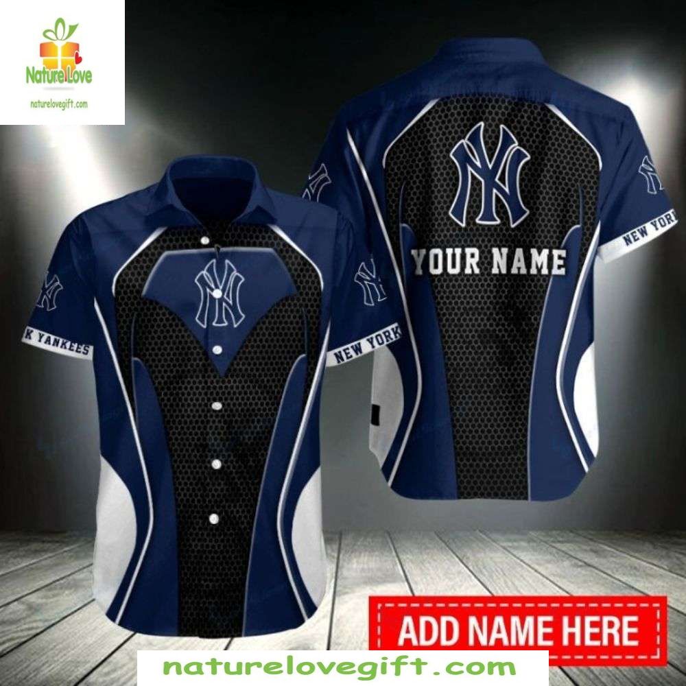 NY Yankees Hawaiian Tropical Baseball Apparel Stylish - Adult & Kids T-Shirts, Sweatshirts & Hoodies apparel design preview 1