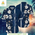 NY Yankees Hawaiian Floral Stripe Tropical Baseball - Adult & Kids T-Shirts, Sweatshirts & Hoodies apparel design preview 1