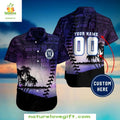 NY Yankees Hawaiian Tropical Sunset Palms MLB - Adult & Kids T-Shirts, Sweatshirts & Hoodies apparel design preview 1