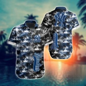 NY Yankees MLB Hawaiian - Adult & Kids T-Shirts, Sweatshirts & Hoodies apparel design preview 1
