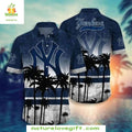 NY Yankees Hawaiian Tropical Sunset Palms Baseball - Adult & Kids T-Shirts, Sweatshirts & Hoodies apparel design preview 1