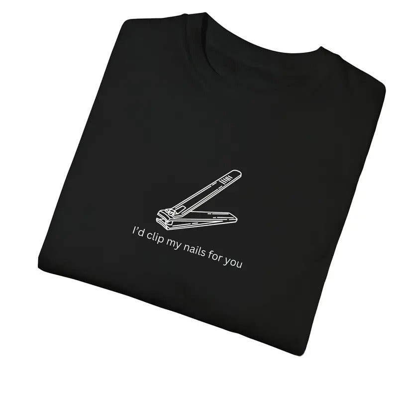 Nail Clippers Female Letter Print Round Neck Casual - Adult & Kids T-Shirts, Sweatshirts & Hoodies apparel design preview 1